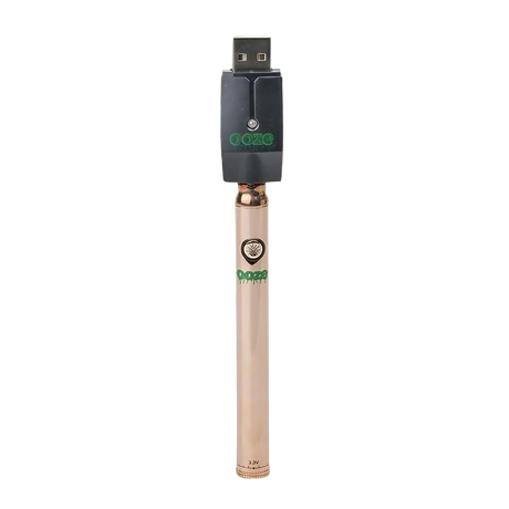 Ooze Slim Twist Battery with USB Charger, 510 Thread, 4" Size, Front View on White Background