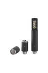 Ooze Slim Twist Pro Wax Atomizer Tank in Black - Quartz glass on glass joint for concentrates