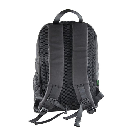 Ooze Smell Proof Backpack rear view highlighting adjustable straps and padded design