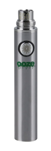 Ooze Standard 650mAh Vaporizer Battery in Silver - Front View