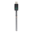 Ooze Twist Slim 510 Battery 2.0 with Charger in Chrome, 320mAh - Front View