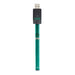 Ooze Twist Slim 510 Teal Battery 2.0 with USB Charger, Front View, 320mAh Capacity