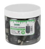 Ooze USB Smart Chargers 30pc display with 510 thread for vape batteries