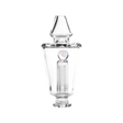 Opal marble bubbler attachment for the Puffco Pivot, 3 inch borosilicate glass with a dome percolator