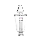 Opal marble bubbler attachment for the Puffco Pivot, 3 inch borosilicate glass with a dome percolator