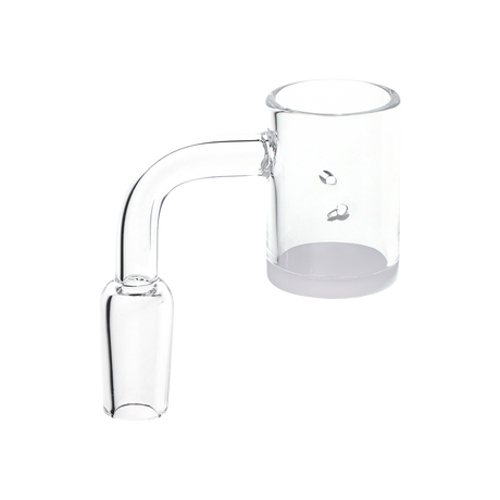 Four 100% quartz bangers with airflow slits, built to create a vortex when paired with a carb cap