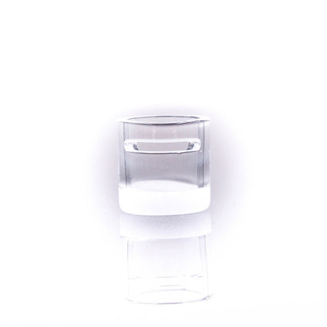 The Stash Shack Opaque Bottom Quartz Insert for Concentrates, Front View on White Background