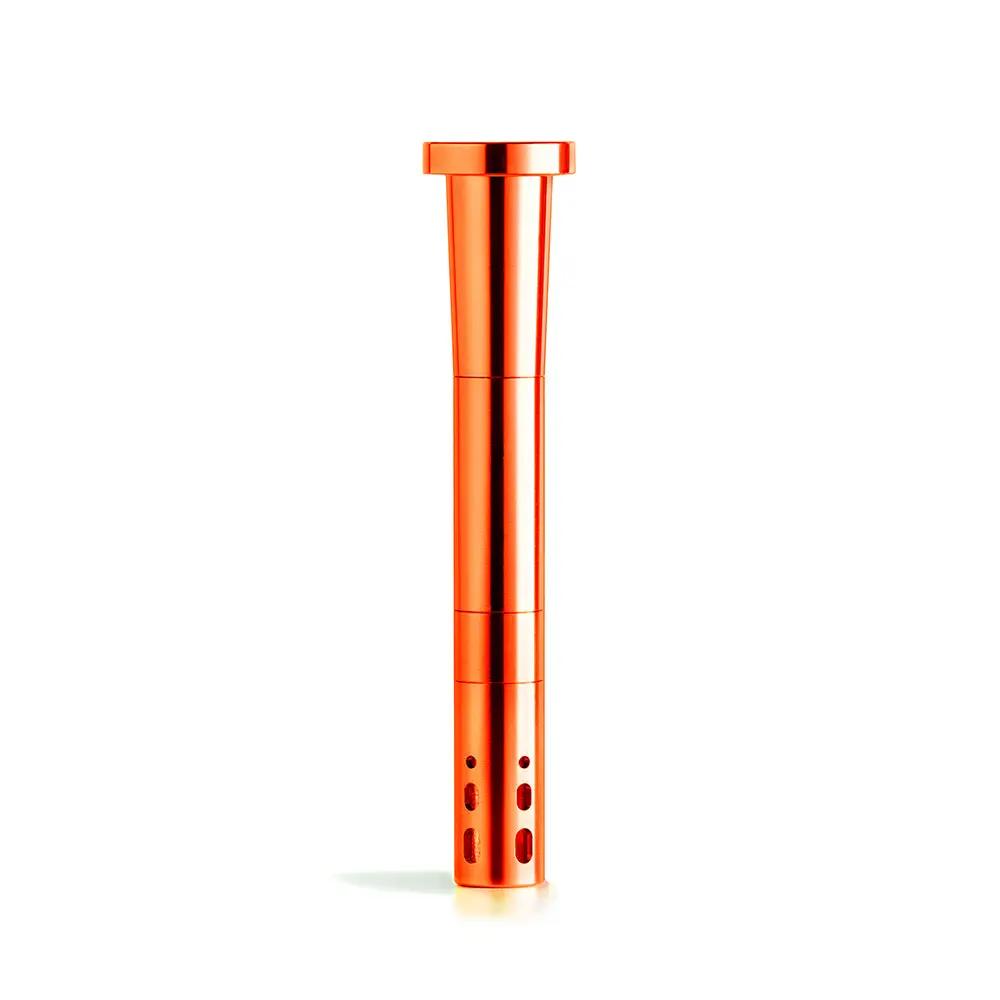 Chill Orange Aluminum Downstem, Durable and Unbreakable, Front View - Chill Steel Pipes