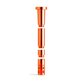 Chill - Unbreakable Aluminum Downstem in Orange, Front View - Durable & Easy to Clean