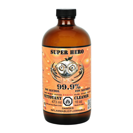 Orange Chronic Super Hero 99.9% Isopropyl Alcohol Cleaner 16oz Front View