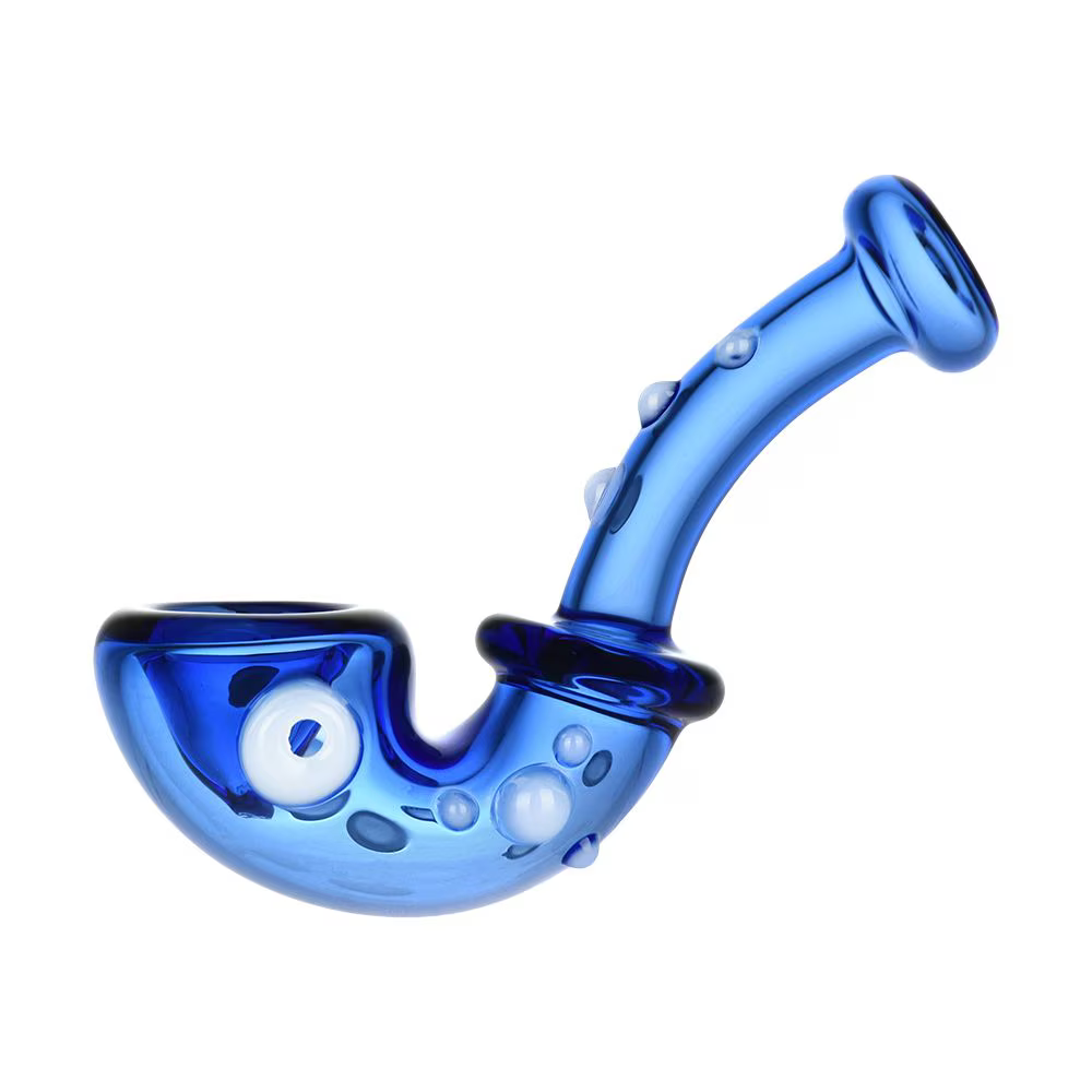 Orb Parade Mini Glass Sherlock Pipe | 3.5" | Assorted Colors | 4ct Bundle