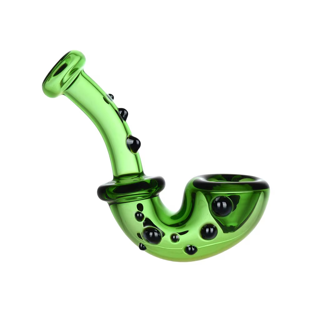 Orb Parade Mini Glass Sherlock Pipe | 3.5" | Assorted Colors | 4ct Bundle