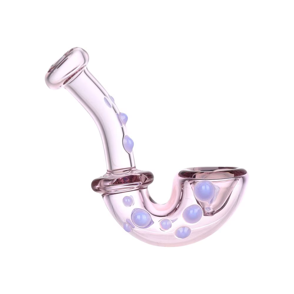 Orb Parade Mini Glass Sherlock Pipe | 3.5" | Assorted Colors | 4ct Bundle