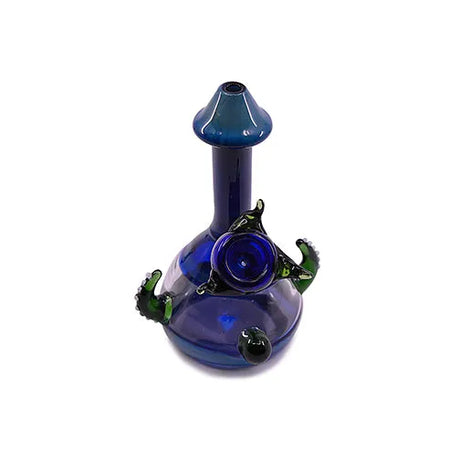 8" Mushroom Art Glass Bubbler