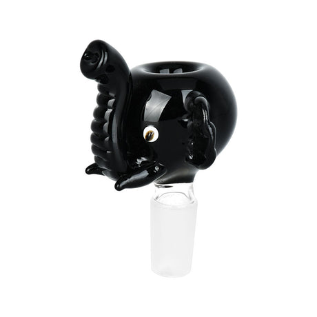 Pulsar Pachyderm Pal Black Herb Slide, 14mm Male Joint, Borosilicate Glass, Front View