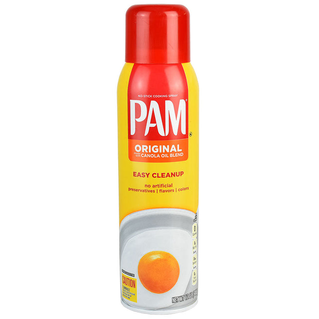 PAM Original Canola Oil Blend Cooking Spray Diversion Safe - Front View