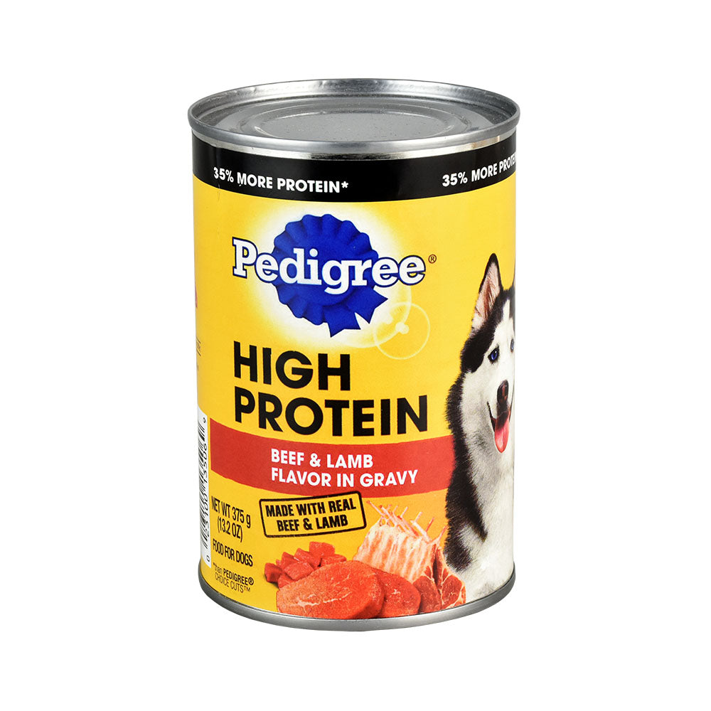Pedigree Dog Food Diversion Stash Safe Can, Front View, 13oz - Hidden Storage Solution