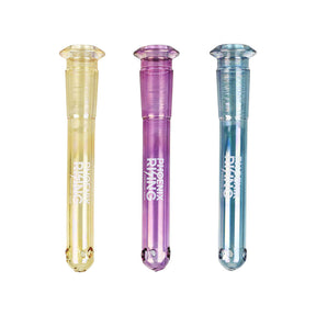 Phoenix Rising 3" Extra Small 14mm Metallic Diffused Downstems in Yellow, Purple, Blue
