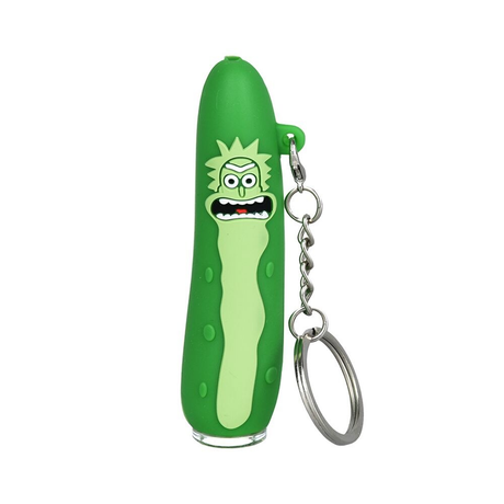 Pickle Richard Silicone Chillum Key Chain | 3" | 10ct Bundle