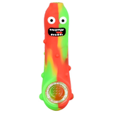 Pickle Richard Silicone Hand Pipe | 4.5" | Assorted Colors | 10ct Bundle