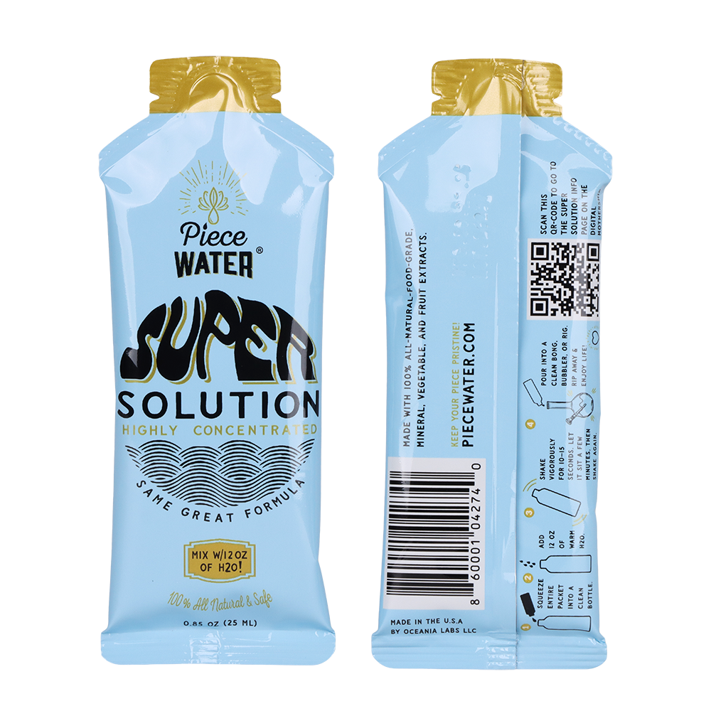 Box of 24 Piece Water super solution packets, each 0.85 fl oz and mixed with 12 ounces of water