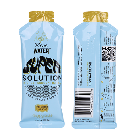 Box of 24 Piece Water super solution packets, each 0.85 fl oz and mixed with 12 ounces of water