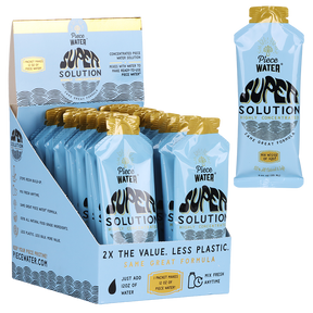 Piece Water Super Solution Packets 25ml, 24 pack counter display of concentrated water pipe additive