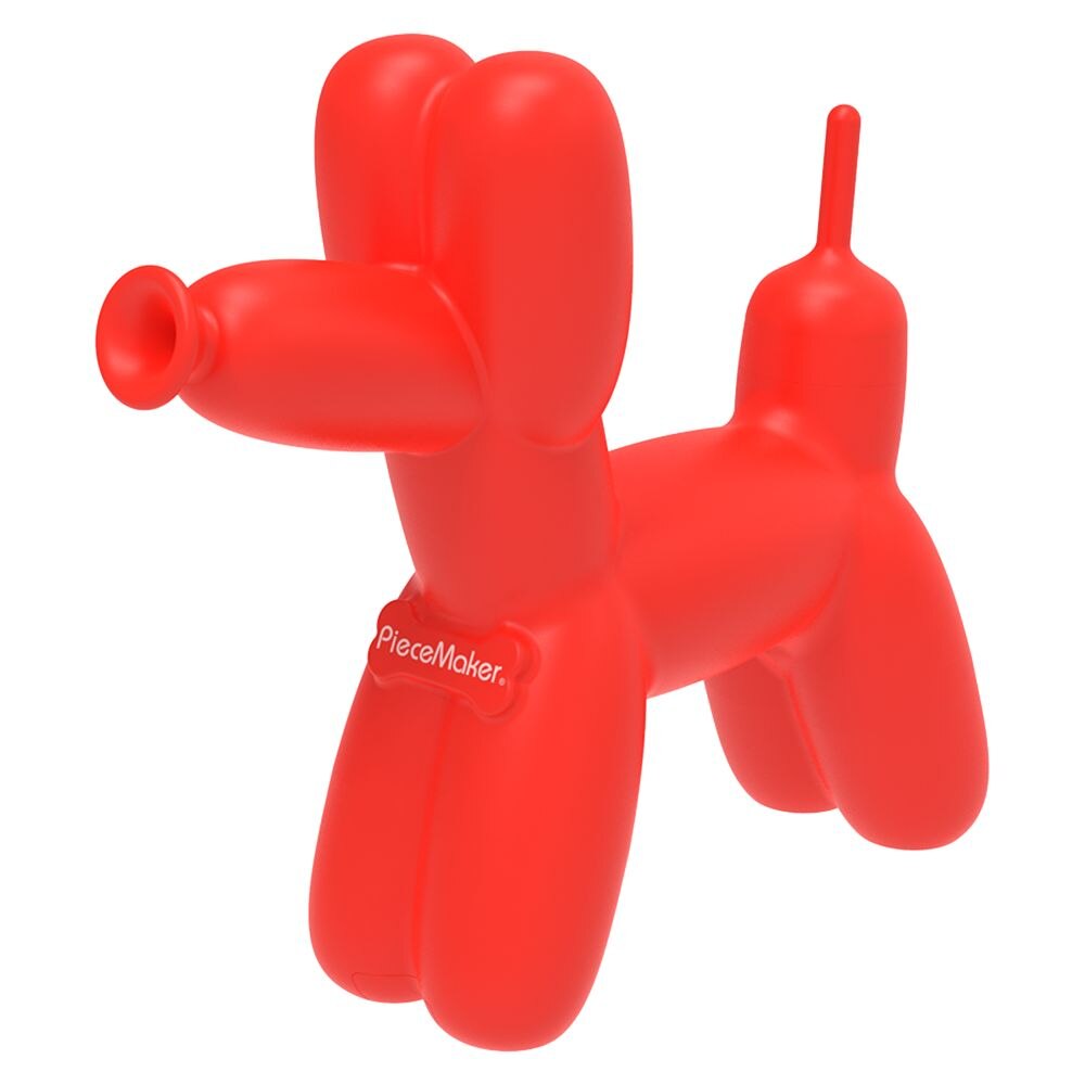 PieceMaker K9 Balloon Dog Silicone Water Pipe | 7.5" | Colors Vary