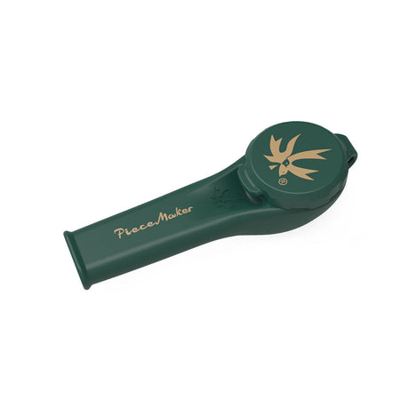 Piecemaker Karma Kayo Silicone Pipe in Black, Top View with Cap, Durable & Portable