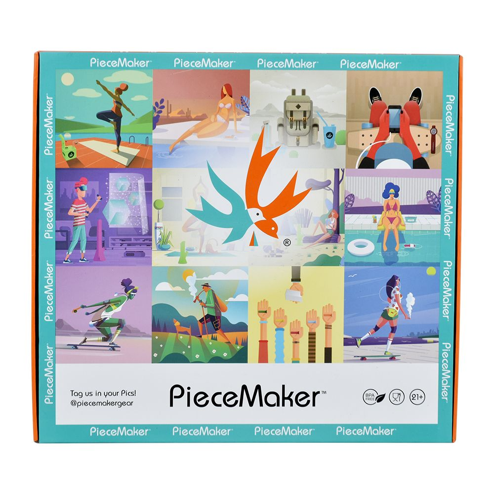 PieceMaker Kastro Box Karma Pipe Gift Set | 12pc | 3.5" | Assorted Colors