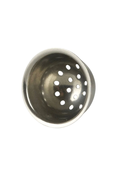 PieceMaker Stainless Steel Bowl Replacement for Dry Herbs, Top View on White Background