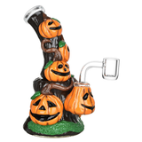 Piled Up Pumpkin Patch 3D Painted Dab Rig | 7" | 14mm F