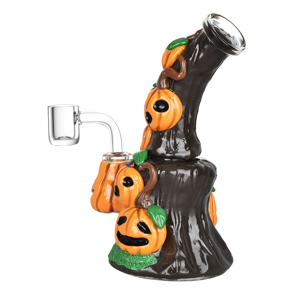 Piled Up Pumpkin Patch 3D Painted Dab Rig | 7" | 14mm F