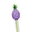 5" Pineapple Glass Dab Tool with durable borosilicate design, front view on a white background