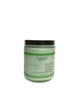 Elite Creed Natural Pineapple Sage Whipped Sugar Scrub in Jar, Front View