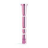 Chill Steel Pipes - Durable Pink Aluminum Downstem Front View for Bongs