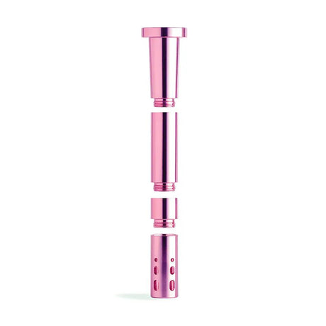 Chill Steel Pipes - Durable Pink Aluminum Downstem Front View for Bongs
