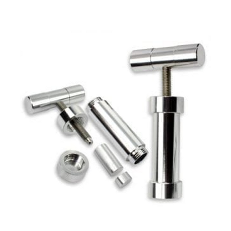 Piranha Aluminum T-Press in pieces, durable and easy-to-use, for kitchen home goods
