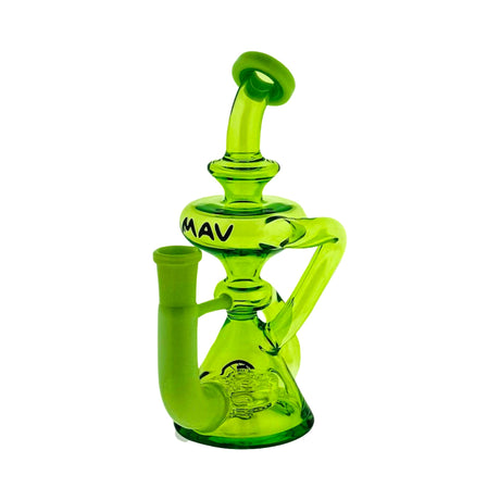 MAV Glass Ventura Recycler 2 Tone Dab Rig, 7 Inches with Bent Neck and Female Joint