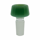 MAV Glass 7 Hole Pro Bowl 14mm in Green - Front View on Seamless White Background