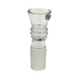 MAV Glass 3 Ring Bowl 19mm in Borosilicate, Front View on Seamless White Background