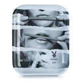 Playboy x RYOT Metal Rolling Tray Large - Front View with Iconic Imagery