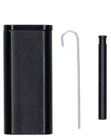 Black Pocket-Sized Dugout with One-Hitter and Cleaning Tool from Valiant Distribution