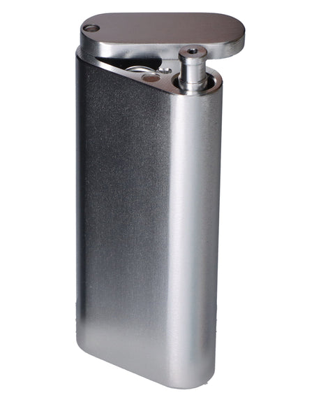 Pocket-sized Silver Dugout with One-Hitter