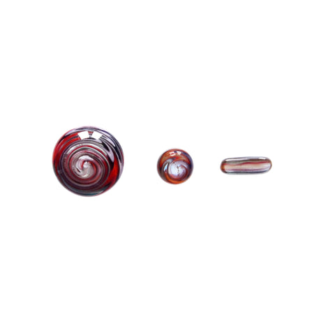DANK BANGER Premium Full Weld Quartz Banger Combo Set, 25mm Male Joint, Top View