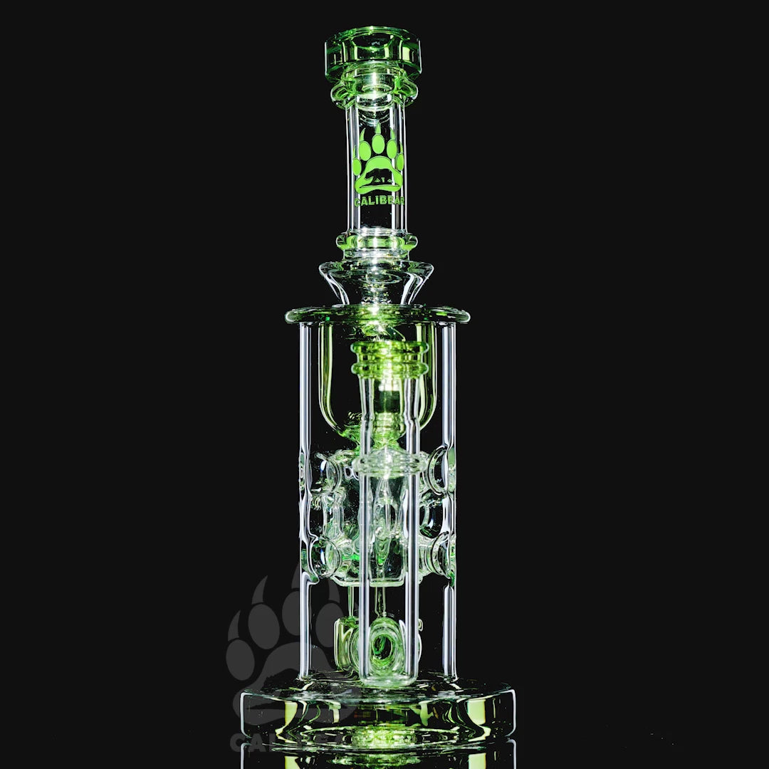 Calibear Cascade Flower Of Life Klein Recycler Dab Rig