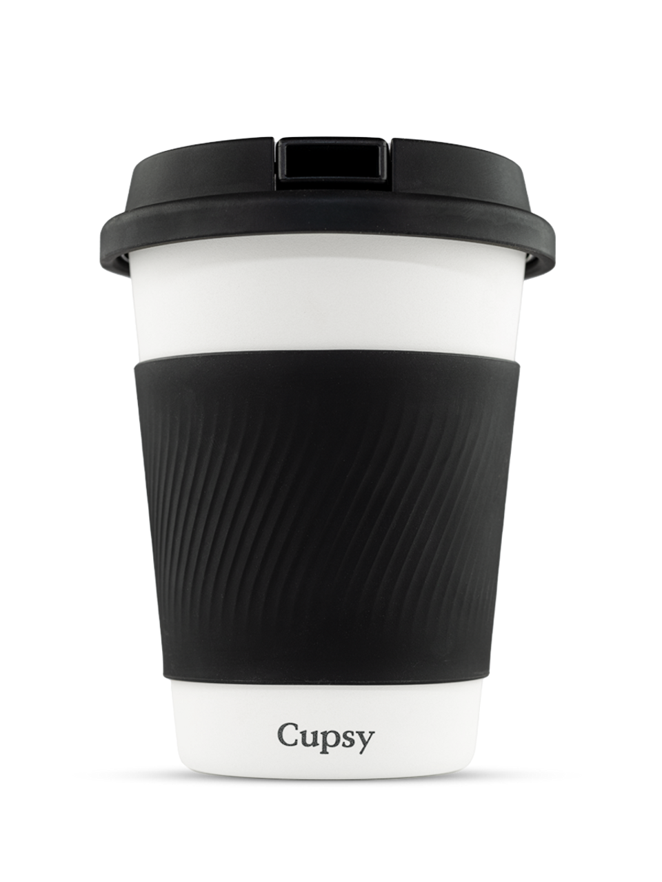 Puffco Cupsy Coffee Cup Water Pipe - Front View - Discreet Mug Design