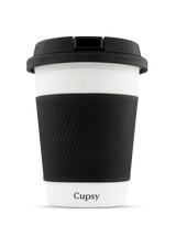 Puffco Cupsy Coffee Cup Water Pipe - Front View - Discreet Mug Design