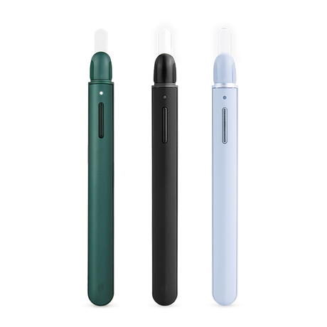 Pine green Puffco electric hot knife loading tool with a glazed ceramic tip for dabbing concentrates