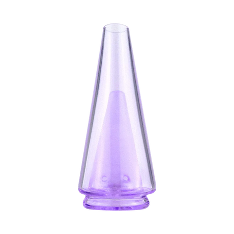 Puffco Peak Borosilicate Glass Attachment in Purple - Front View